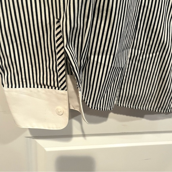 Foxcroft wrinkle free long sleeve fitted blouse. Women’s size Large, - Picture 4 of 7